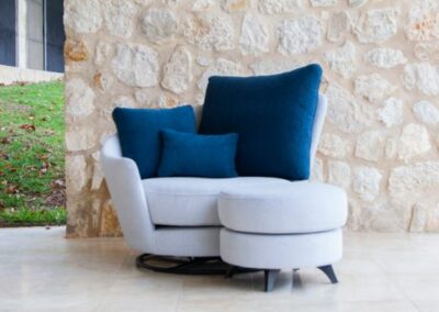 Roxane es un sillón con un diseño muy especial que te hará disfrutar de momentos inolvidables.