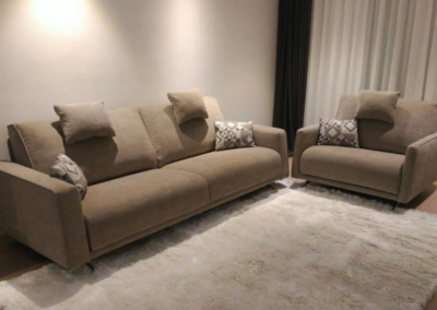 Gran variedad de elementos, tanto sofás como módulos y sillones, que nos ofrece distintas soluciones para nuestro hogar,