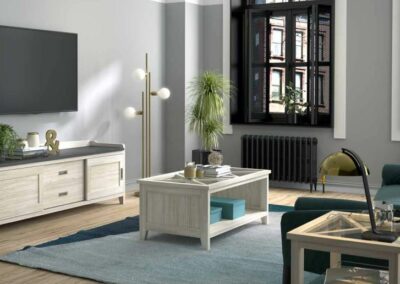Mueble tv de madera puertas correderas en una gran variedad de acabados. Medidas 180cm x 64cm.