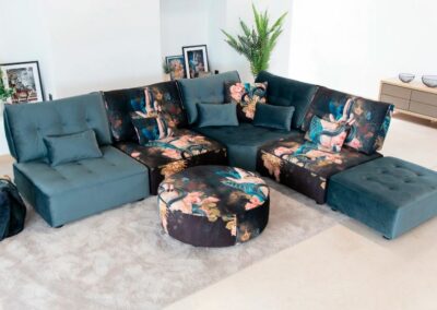 El sofá Arianne Love nació como un nuevo concepto de modular que recuperaba el espíritu de los años 60.