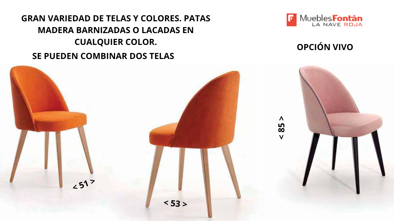 SILLAS SALÓN- COMEDOR