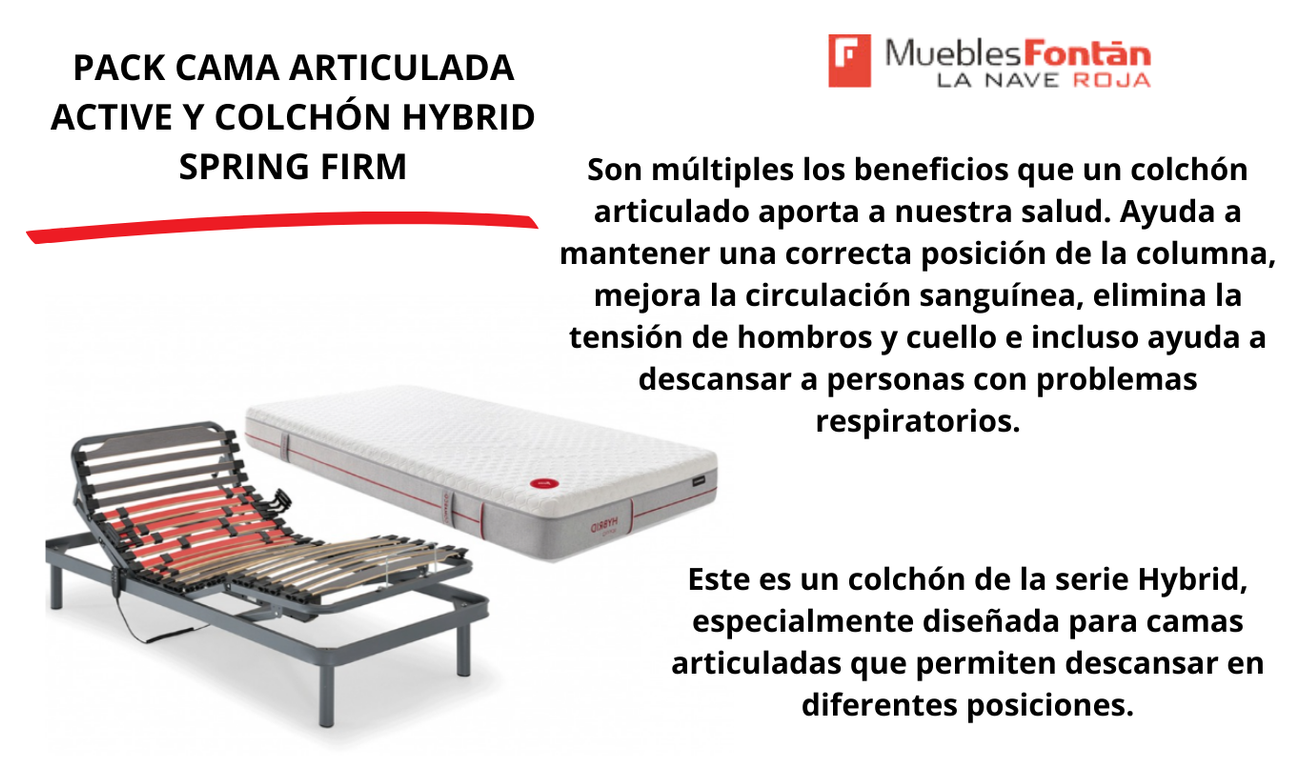 PACK CAMAS ARTICULADAS