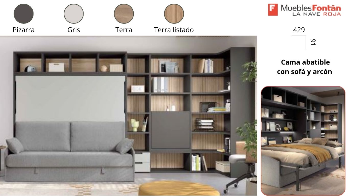 DORMITORIO JUVENIL (camas abatibles)
