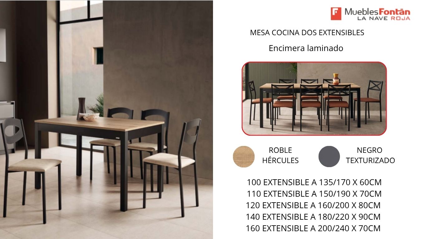 MESA COCINA LAMINADA