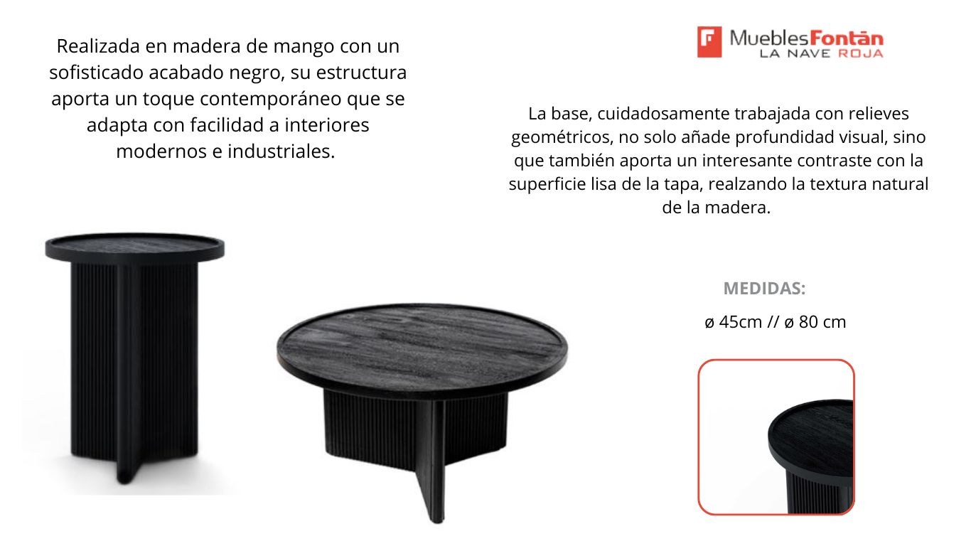 MESAS CENTRO O MESITAS AUXILIARES