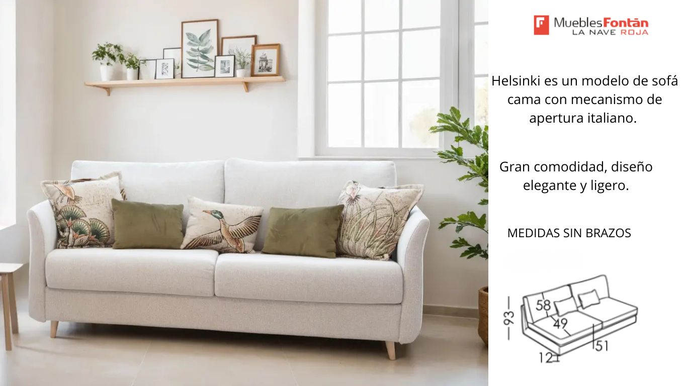 SOFÁ CAMA HELSINKI