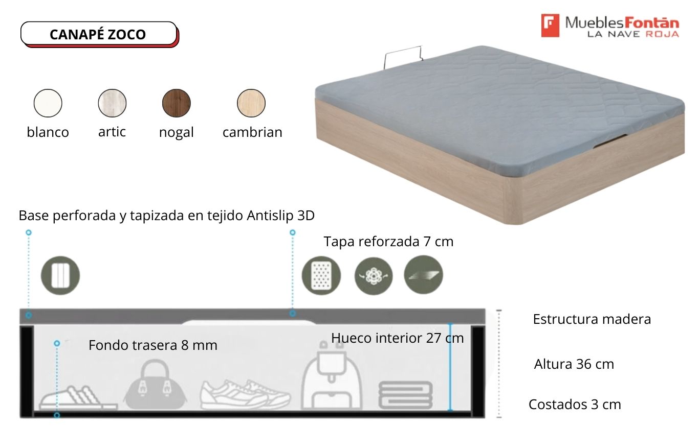 CANAPÉS ABATIBLES (suelo)