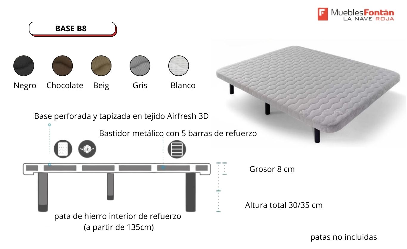 BASES TAPIZADAS (base nido)