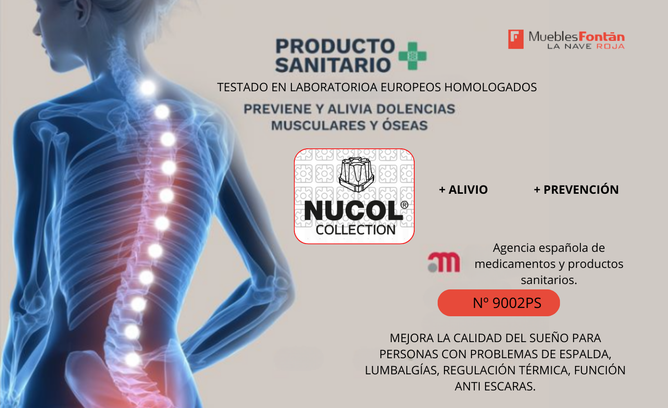 COLCHONES NUCOL (producto sanitario)