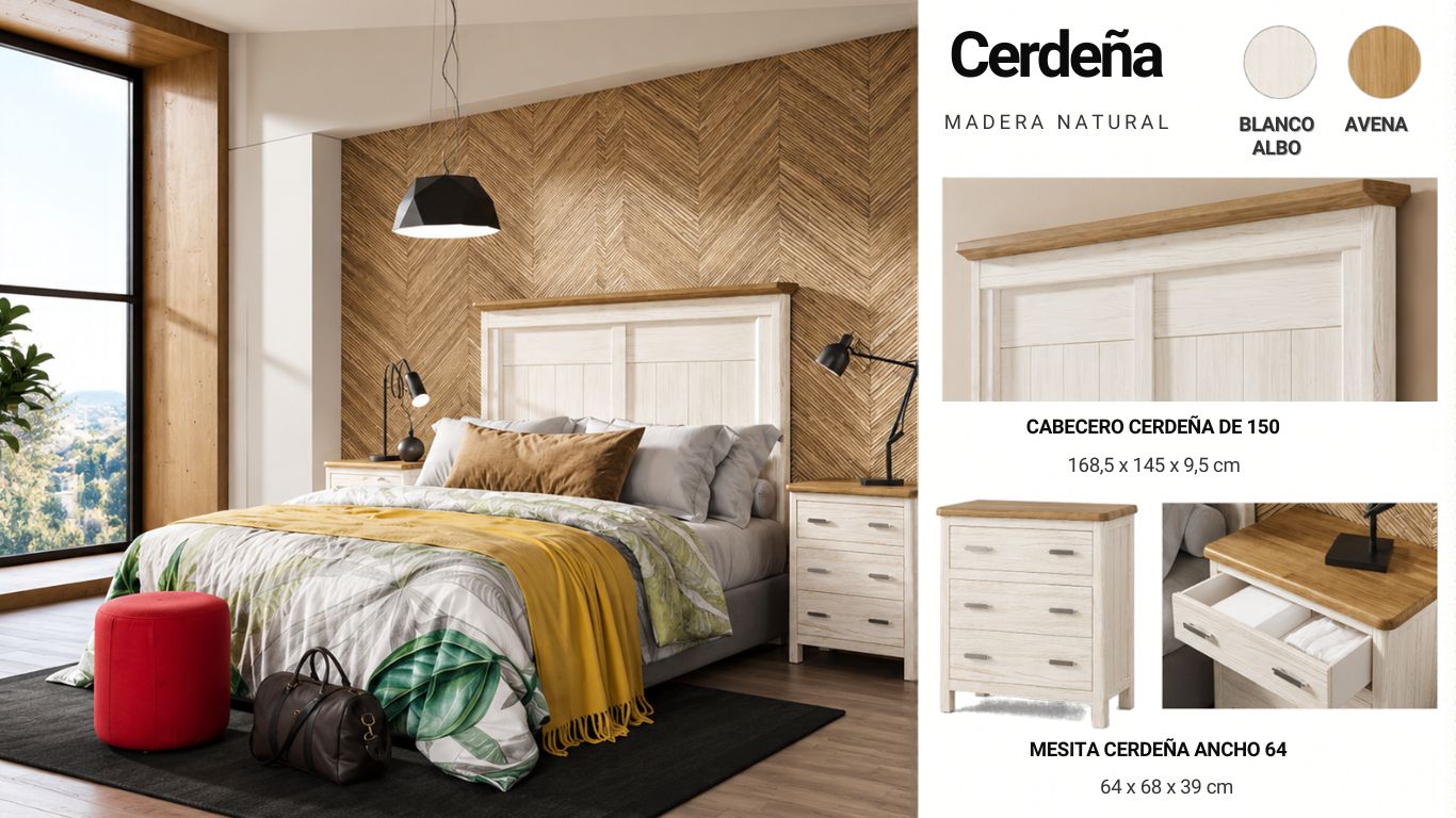 DORMITORIO CERDEÑA (madera)