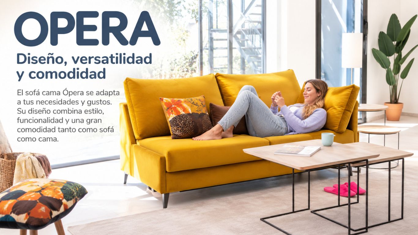 SOFÁ CAMA OPERA