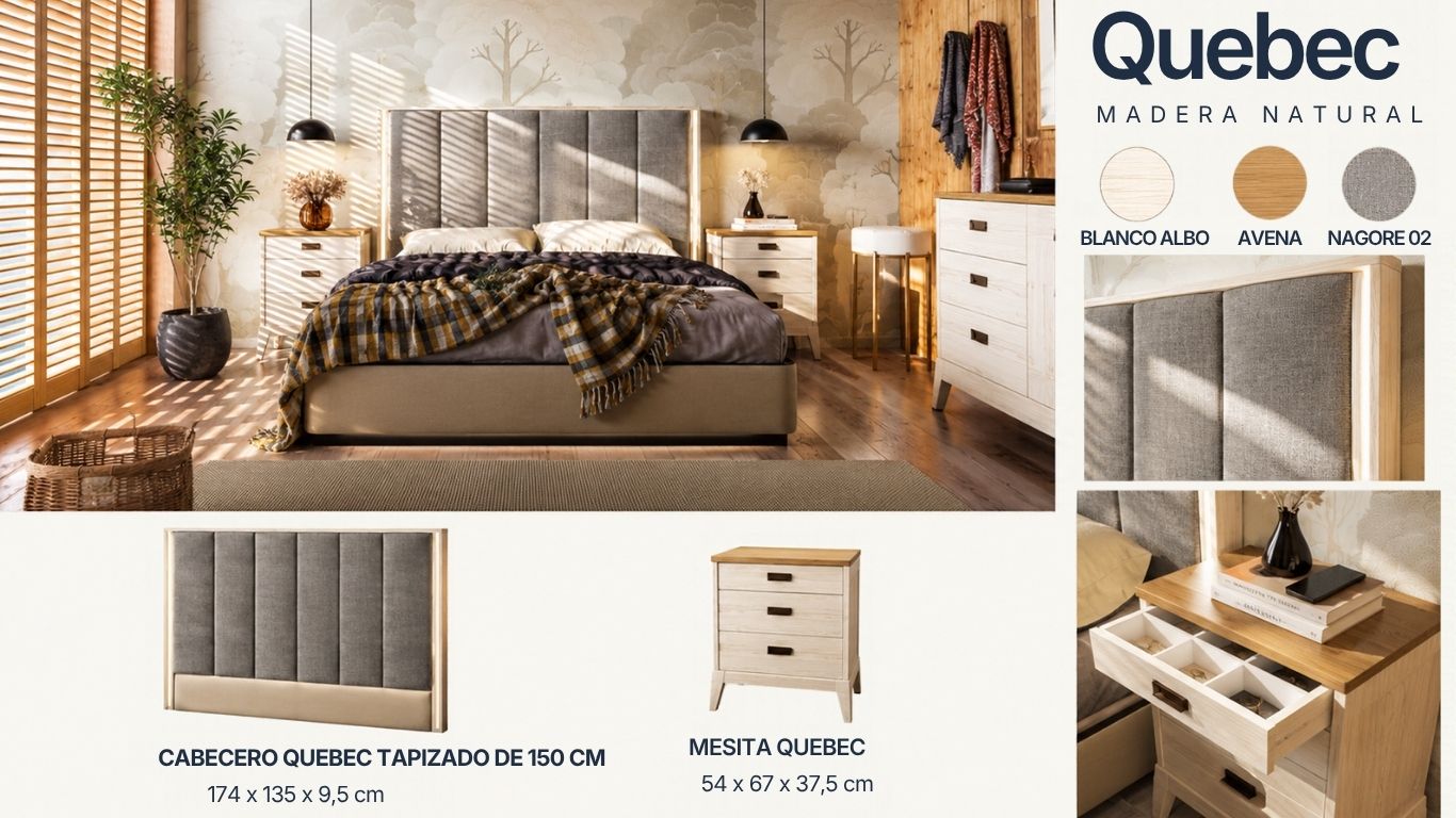 DORMITORIO QUEBEC (madera)