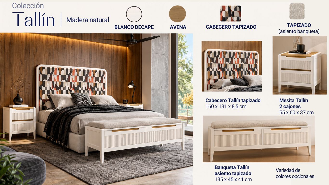 DORMITORIO TALLÍN (madera)